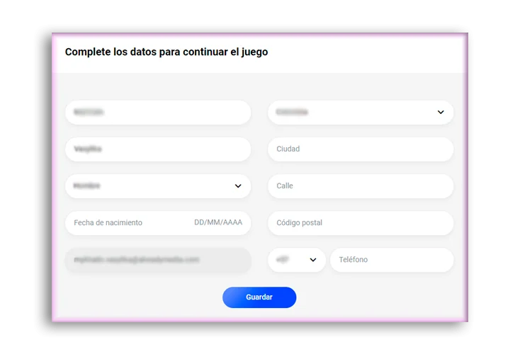 Proceso de verificación de identidad