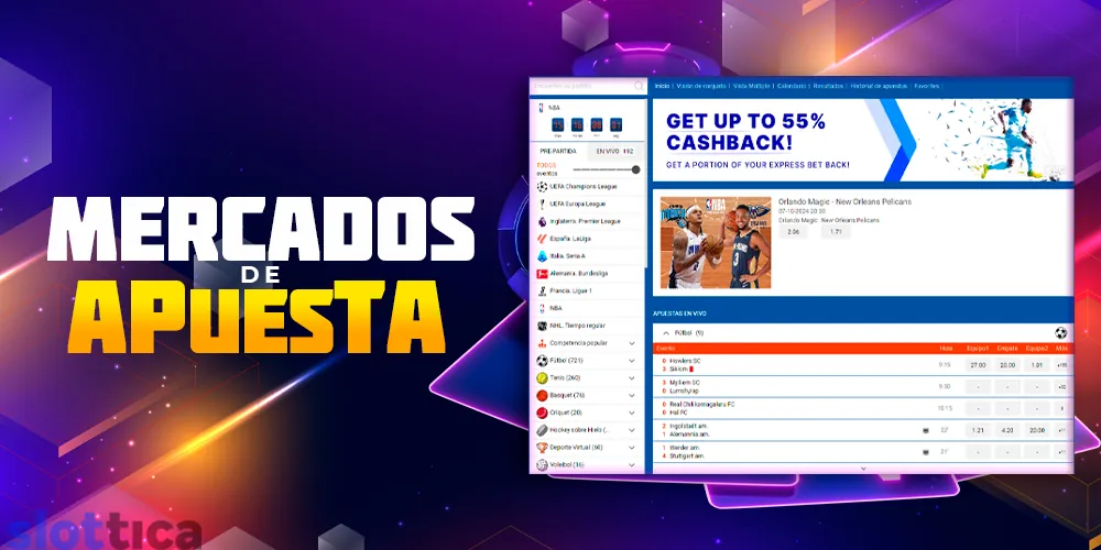 Mercados de apuestas deportivas